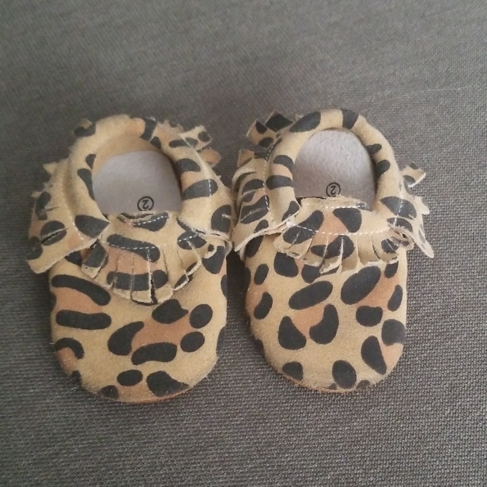 Leather moccasins